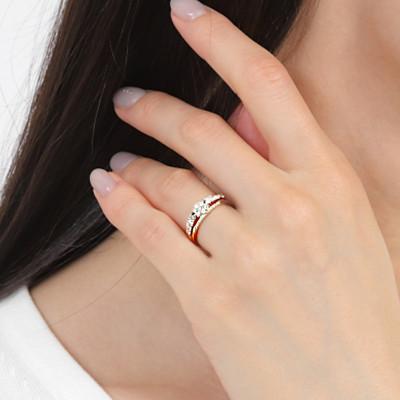 ふるさと納税 大月市 プラチナ ダイヤ リング 0.45CT   R3363DI-P #14 |  | 03
