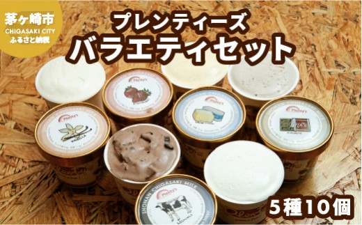プレンティーズ バラエティアイスセット 5種10個【のし無】
