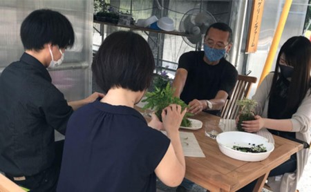 倉敷グリーンファーム 【苔玉づくり】ペア体験チケット（1個ずつ制作）