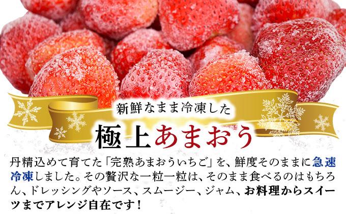 自然環境農法 福岡県産 冷凍あまおう 2kg 2kg