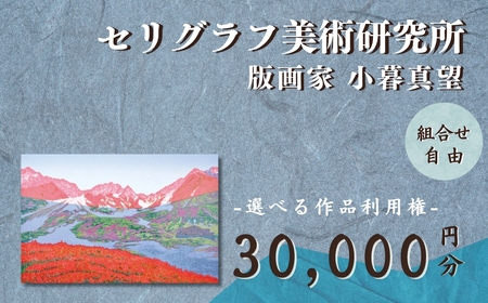 ＜30,000円分＞選べる作品利用権 | 版画 版画 版画 版画 版画