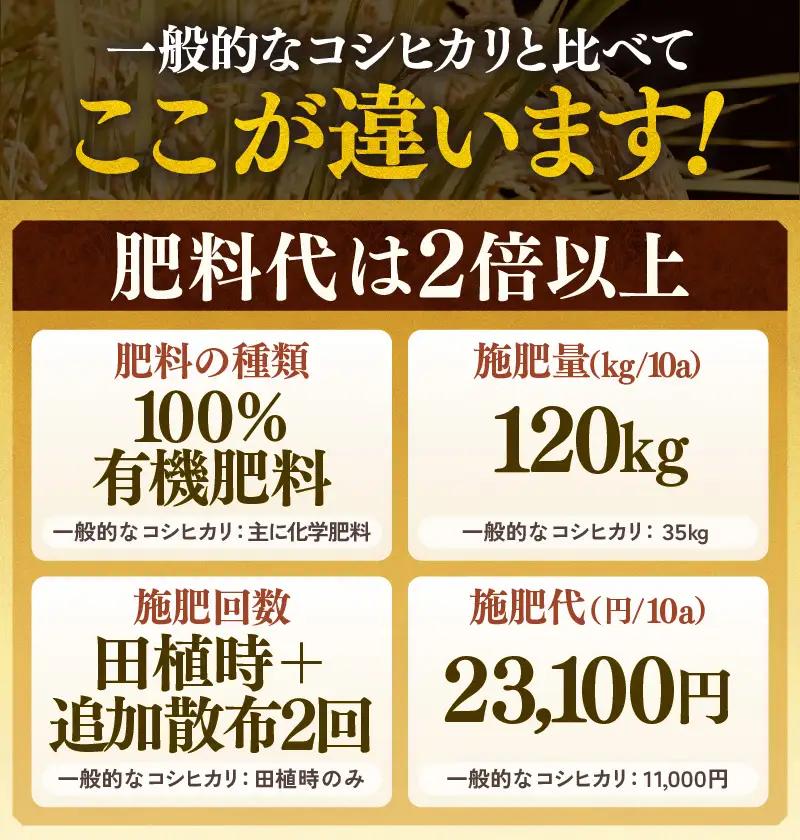 【先行予約】【令和8年産 新米】コシヒカリ 玄米 5kg 特別栽培米 農薬不使用 化学肥料不使用 ／ 残留農薬ゼロ 高品質 鮮度抜群 福井県産 ブランド米 ※2026年9月下旬より順次発送予定 [aw