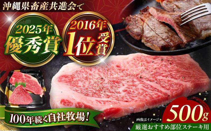【厳選！おすすめ部位】沖縄和牛 佐渡山牛 ステーキ肉 500g ステーキ 牛肉 和牛 焼肉 赤身 沖縄市 / 肉のサブロー[BCBC001]