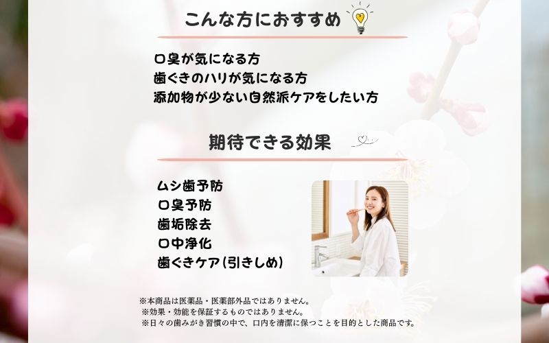 紀州南高梅　すっきりさわやか梅歯みがき　【koya001A】