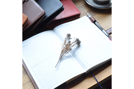 栃木レザーの手帳カバー A5サイズ(ブラック) [1339]_イメージ5