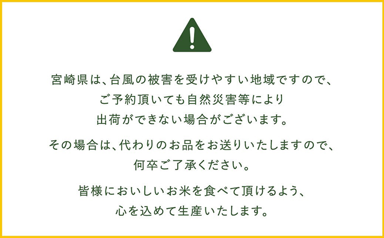 【3か月定期便】無洗米 ＜チャック付＞ 新米 国産 令和8年産 コシヒカリ 10kg×3回 宮崎県産 お米 白米 おすすめ 簡単 ご飯 弁当 精米 おにぎり