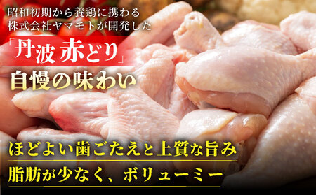 鶏肉 丹波赤どり 手羽元 約4kg（2kg×2パック）訳あり鶏肉