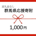 【ふるさと納税】【返礼品なし】群馬県への寄附　1口1,000円 | 群馬　群馬県　支援　応援　寄附　寄付