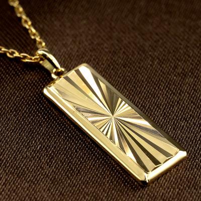 ふるさと納税 昭和町 純金  バー ペンダントトップ ネックレス カット 240604mro400 |  | 03