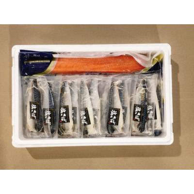 ふるさと納税 根室市 ＜12/14まで年内配送＞お刺身トラウトサーモン3.5kg、塩さばフィレ20P D-09020 |  | 02