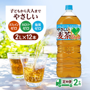 麦茶 定期便 2ヶ月 サントリー 2L 12本 麦茶