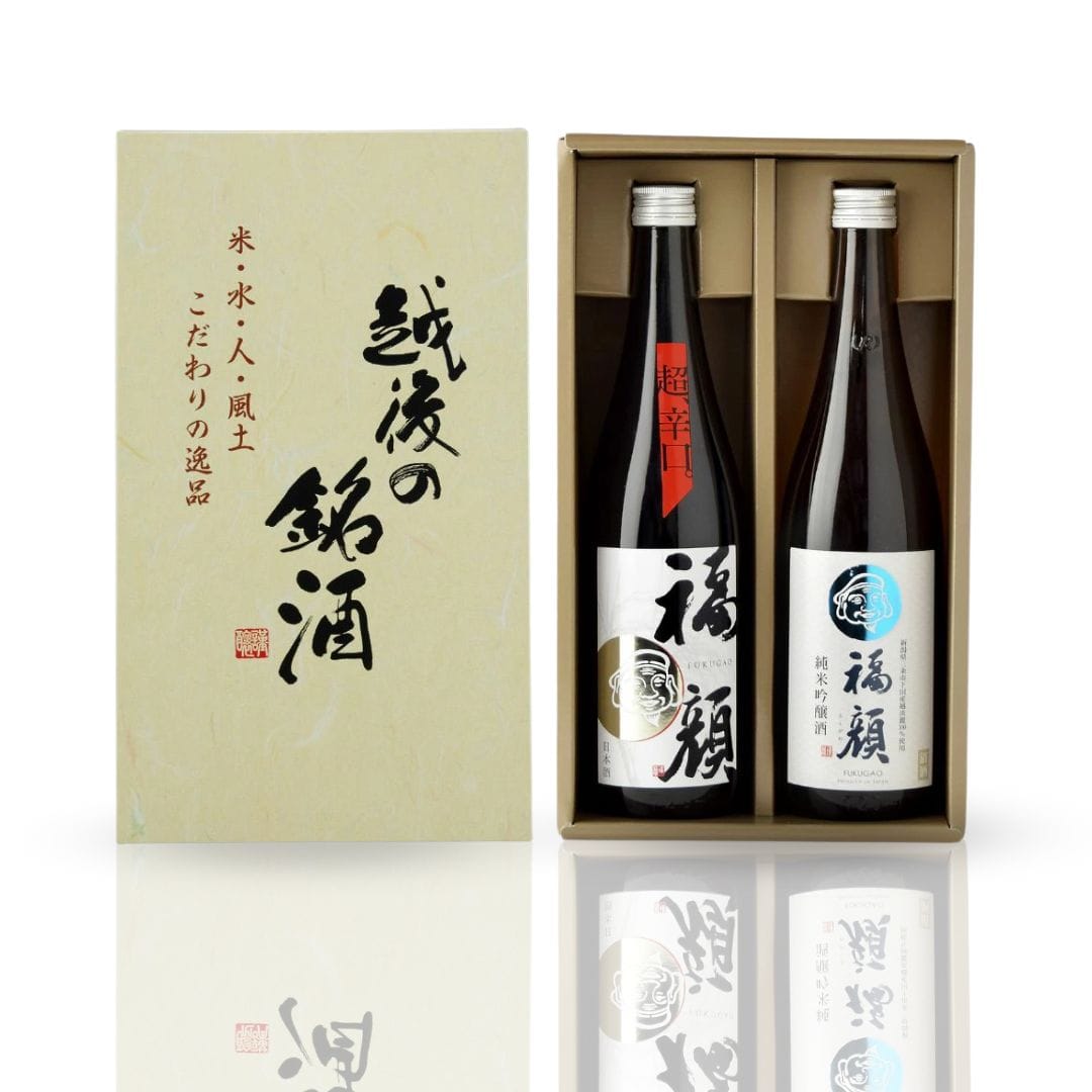 「福福」日本酒飲み比べセット（純米吟醸720ml×2本）日本酒 超辛口 純米吟醸 [福顔酒造]【010S095】