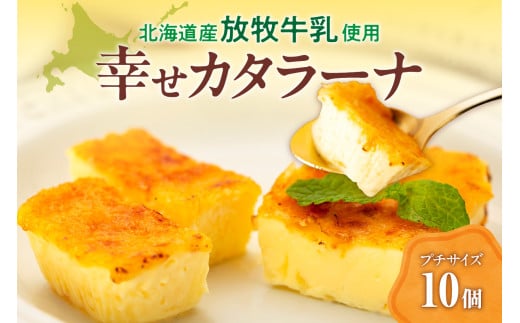 【2026年2月発送】北海道産の放牧牛乳がおいしさの秘密！幸せカタラーナ（10個）