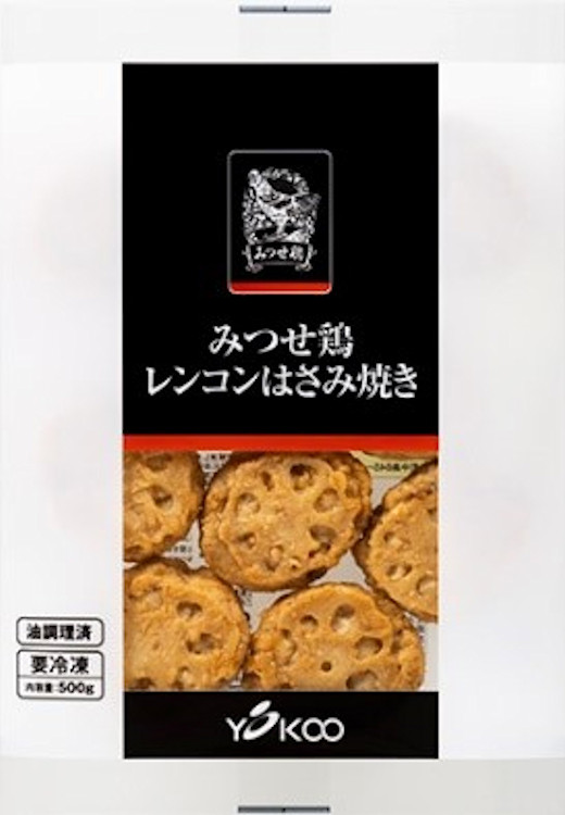 
            みつせ鶏レンコンはさみ焼き
          