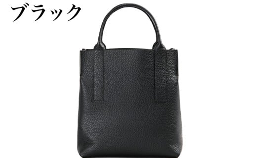 一枚仕立て手提げトートM ブラック【1385-QTW】｜革製品 レザー 国産 [0997]