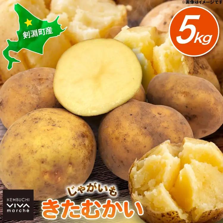 じゃがいも きたむかい 5kg [けんぶちVIVAマルシェ 北海道 剣淵町 14656394]