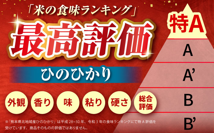 【新米先行予約】【3回定期便】山鹿のお米 ヒノヒカリ 5kg×2【有限会社 あそしな米穀】 [ZBI018]