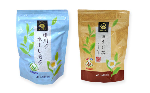ティーバッグ詰め合わせセット(水出し煎茶・ほうじ茶・和紅茶・掛川茶桃・掛川茶桜)【配送不可地域：離島・沖縄県】【1670610】