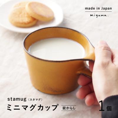 ふるさと納税 瑞浪市 【美濃焼】重ねて収納!miyama.のミニマグカップ(150cc)1個　寂からし
