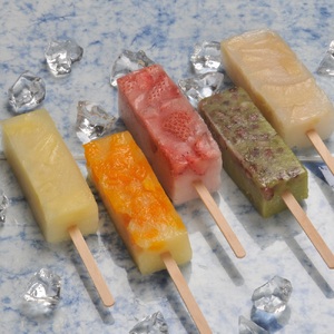 つるりひんやり食感火照った体を癒す柏鳥堂葛アイス5種20本セット