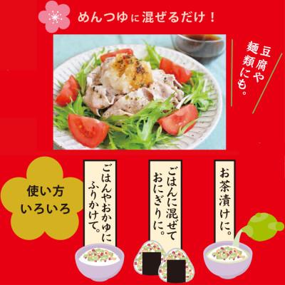 ふるさと納税 弥富市 うめこんぶふりかけ 20g(10個セット) ソフト食感でお粥・お茶漬け・吸物・うどんなどにもおすすめ |  | 03