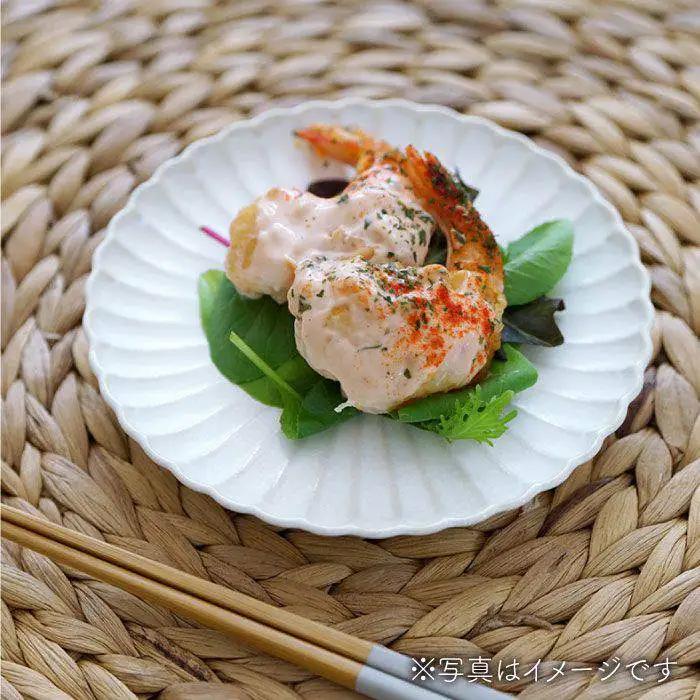 【波佐見焼】花しのぎ トリオ 和皿 プレート (白・織部・藍) 食器 皿 【団陶器】 [PB14] 波佐見焼