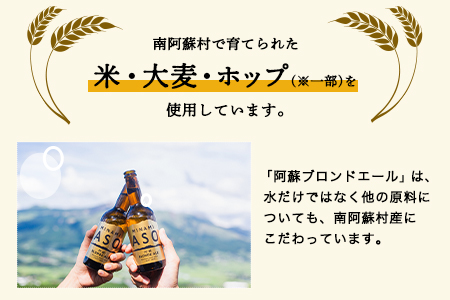 阿蘇ブロンドエール 330ml×3本セット 熊本県南阿蘇村《90日以内に出荷予定(土日祝除く)》株式会社南阿蘇ケアサービス ビール