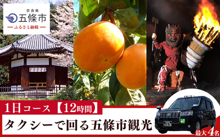 【１日コース（12時間）】タクシーで回る五條市観光 (最大4名様) | タクシー 観光 市内観光 神社仏閣巡り 五條市