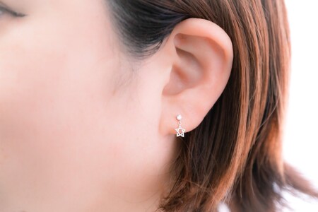 Pt900 スターピアス FHP-057