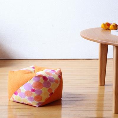 ふるさと納税 京都市 【洛中高岡屋】えがおつながる、おざぶとん『おじゃみキッズ学(がく)』(しゃぼんはる&支子) |  | 03