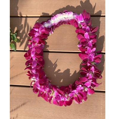 ふるさと納税 ふじみ野市 ハワイアンレイ生花(デンファレKuiスタイル)