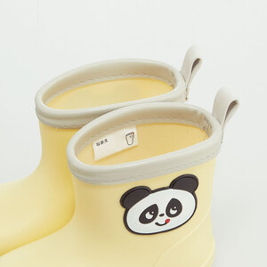 ワッペン付レインブーツ　１４ｃｍ　ごぱん　672187　5-128