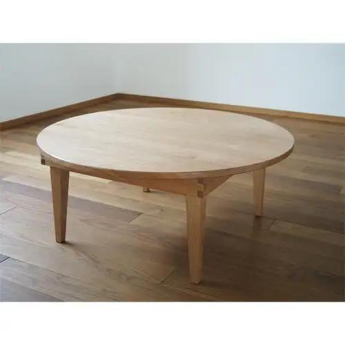 胡桃のちゃぶ台 直径76cm ／ ローテーブル 国産材 折り畳み【UMEBACHI FURNITURE】