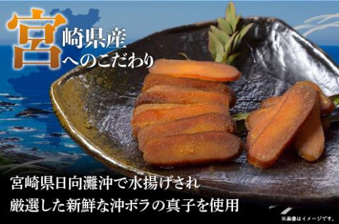 宮崎県産 本からすみ　宮崎の地酒「菊初御代」磨き　ブロックセット　3個入り［各20ｇ］木箱入り