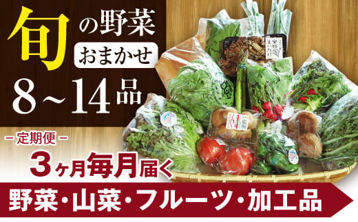 
旬の野菜セット 八幡平のふるさと産直箱（大） 3ヶ月定期便 ／ おすすめ 野菜の詰合せ 産地直送 新鮮 岩手県産 あすぴーて
