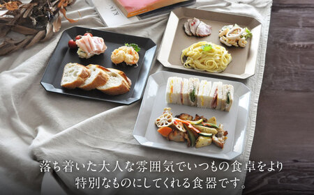 【美濃焼】DesPres-デプレ- 八角 プレートL WHITE、BLACK、GOLD 3枚セット｜皿 食器 ワンプレート ランチ プレート 美濃焼 セット デザート インテリア おしゃれ 食器セット