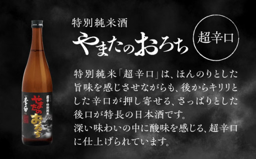 李白【特別純米】やまたのおろち 辛口2本セット 島根県松江市/李白酒造有限会社 [ALDF002]