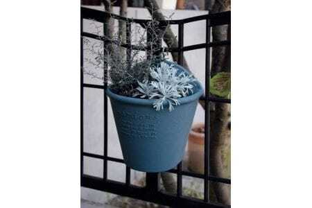 ハンギングポット　2サイズ8点セット(ネイビー)