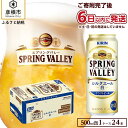 【ふるさと納税】6日以内発送 ビール キリン 500ml 24本 スプリングバレー シルクエール 白 KIRIN SPRING VALLEY | 缶ビール クラフトビール キリンビール 24缶 1ケース 500 24 酒 お酒 さけ sake アルコール 人気 おすすめ ギフト 麒麟 KIRIN 滋賀 彦根