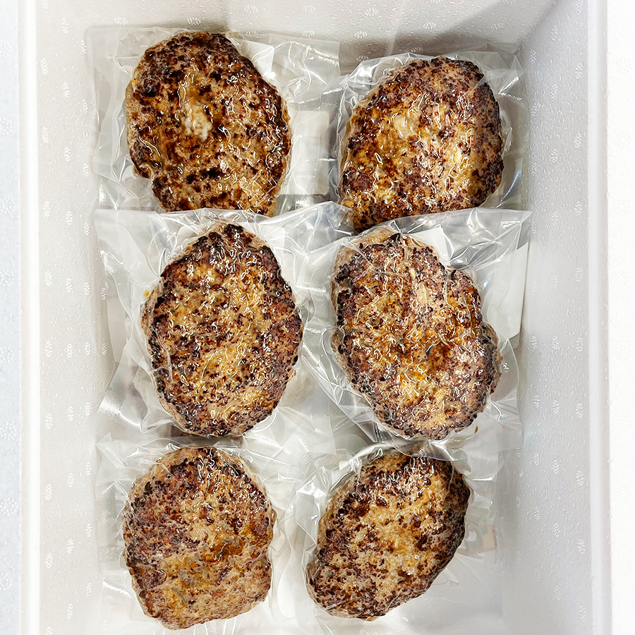 おおいた県産プレミアムハンバーグ計1.6kg（160ｇ×10個）　オリジナルソース付