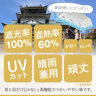 ふるさと納税 小牧市 UVカット竹傘　折りたたみ傘　ねこ　紫外線99.9%カット　晴雨兼用[089D01-03] |  | 02
