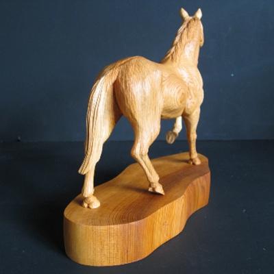 ふるさと納税 高山市 飛騨一位一刀彫　駿馬(大) g111 |  | 03