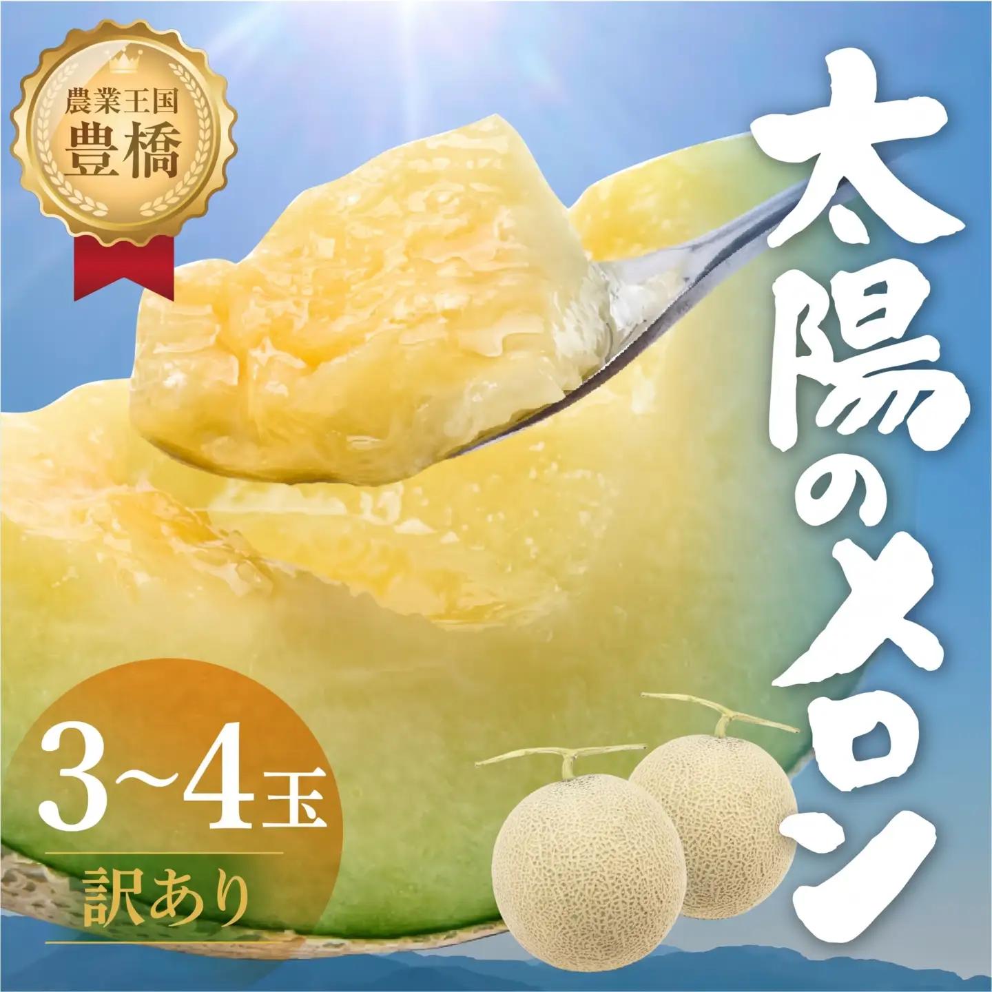 ≪先行予約 2027年発送≫ 温室マスクメロン 3～4玉 【訳あり】めろん メロン マスクメロン 訳あり わけあり 果物 フルーツ デザート 旬 旬の果物 高糖度 糖度 フルーツ先行予約 愛知県 豊橋市