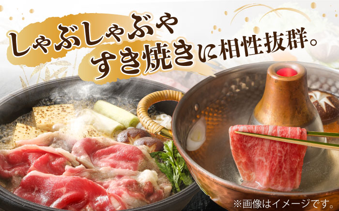 【まさに絶品。佐賀が誇るブランド牛】佐賀牛 モモスライス 約700g＜木箱入り＞【JAさが杵島支所】[HAM065]