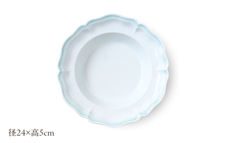 【波佐見焼】ombre de fleur ボウルL melodie blue【翔芳窯】[FE542]