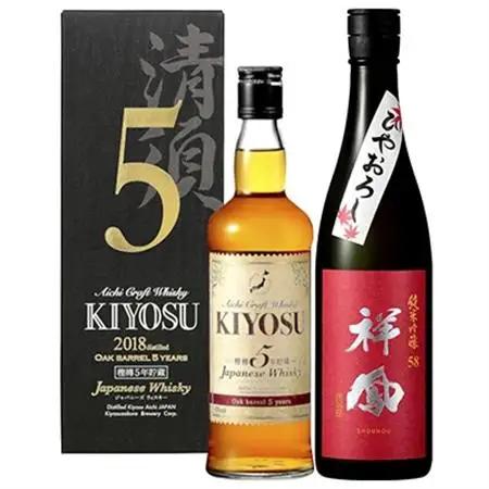 ひやおろし　ウイスキー　2本セット　_酒・アルコール ウイスキー    酒・アルコール 純米吟醸 日本酒 sake サケ_【1241423】