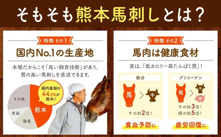 馬刺し 霜降 500g 馬刺し