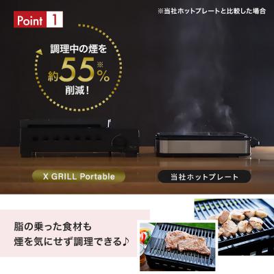 ふるさと納税 加西市 カセットグリル YAMAZEN カセットガスグリル YGM-GS1(B) [No5698-2203] |  | 01