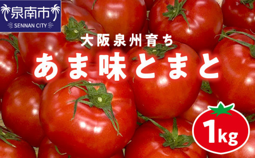 
大阪泉州育ち あま味 とまと 1kg【051D-006】
