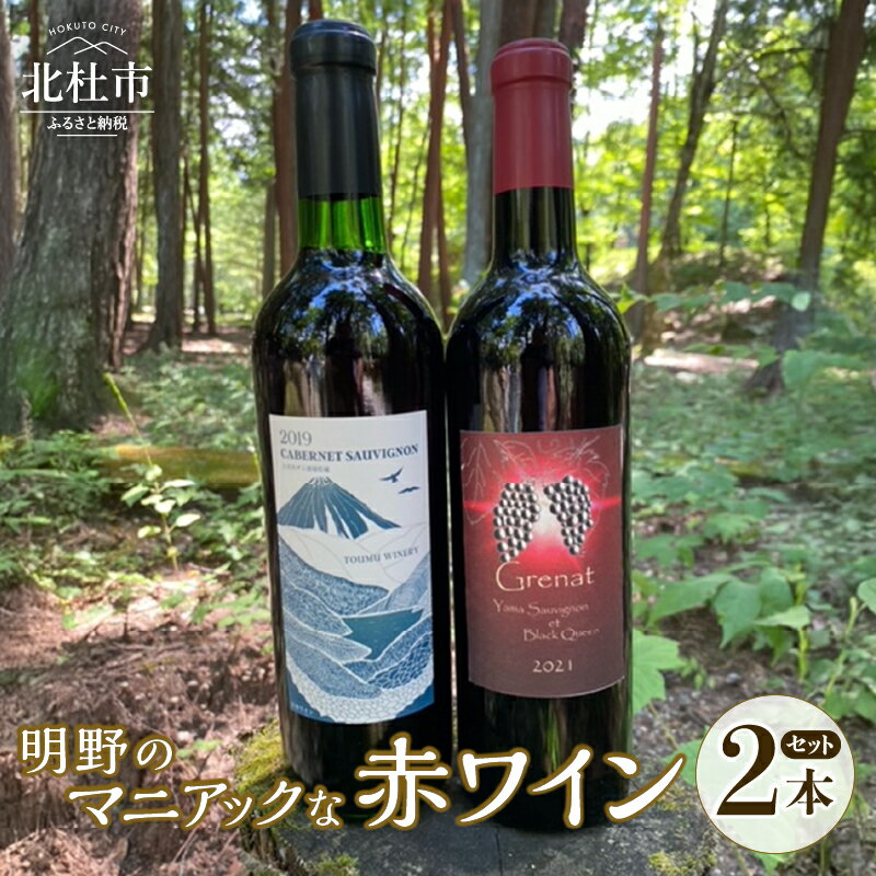 【ふるさと納税】 ワイン セット 赤ワイン 2種類 ヤマソーヴィニヨン ブラッククイーン カベルネソーヴィニヨン シャンクレール 東夢 720ml 2本セット お酒 アルコール ブドウ 北杜 明野 送料無料